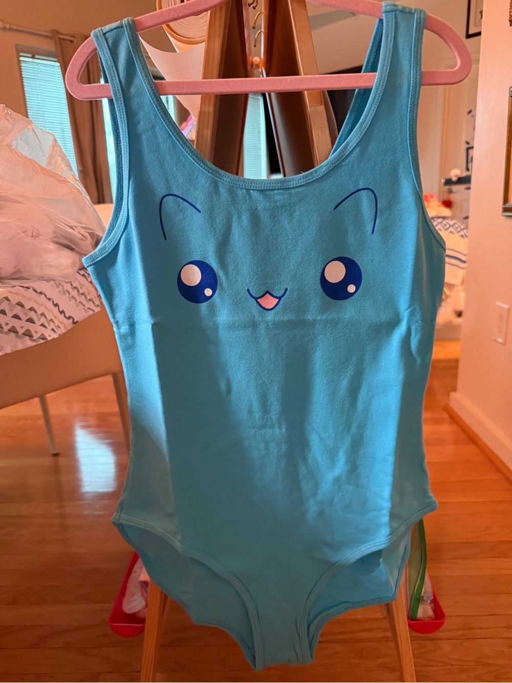 WeLoveFine Cartoon Hangover Bravest Warriors Catbug cosplay bodysuit/leotard L